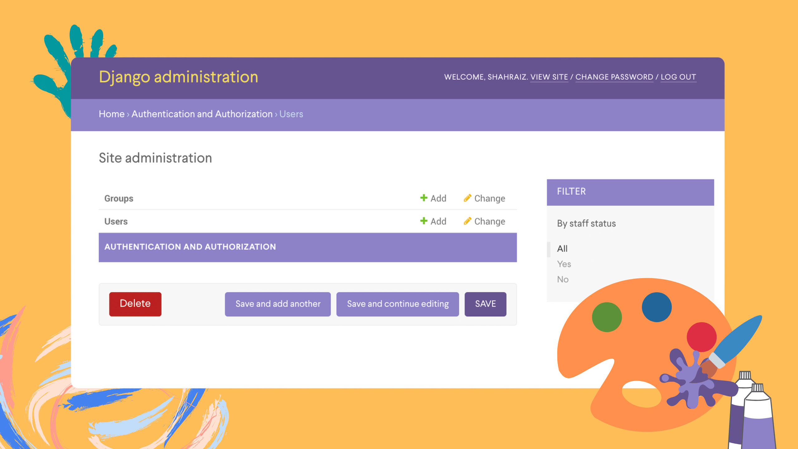 Django Admin Custom Color